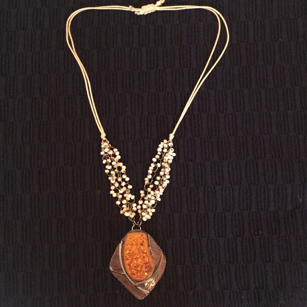 Handcrafted Metal Necklace